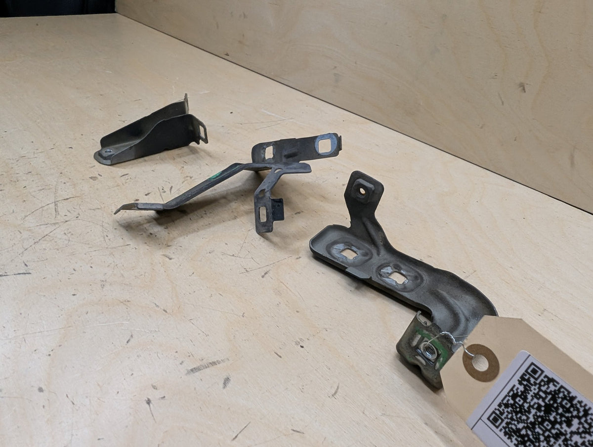 15-20 OEM BMW F80 F82 F83 M3 M4 Left Driver Fender Bracket Mount Carrier SET