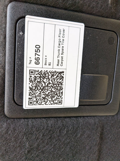 2012-2018 Audi A6 C7 Rear Trunk Cargo Floor Carpet Spare Tire Cover 4G5863463D