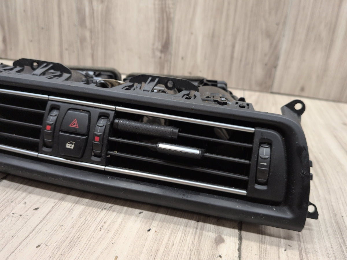 OEM BMW F10 528 535 550 M5 Dash Center Air Vent Grille Hazard Unlock Switch