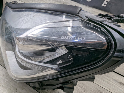 16-19 OEM BMW G12 740 750 Left Driver LED Headlight w/ Modules SET