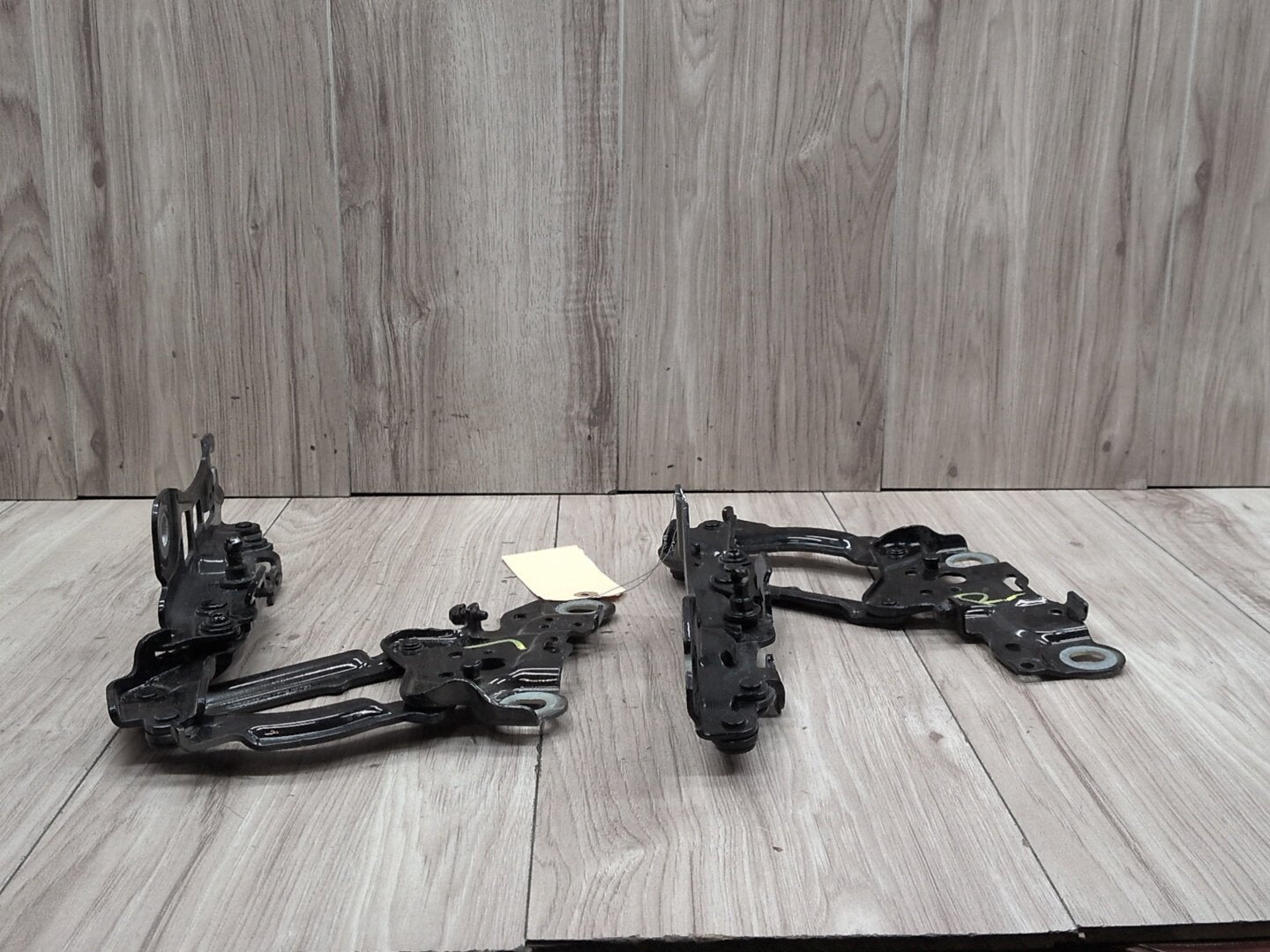 19-24 OEM BMW G20 Front Left Right Bonnet Hood Hinges Black Pair SET