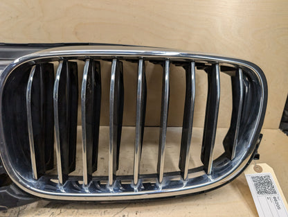 2016-2019 BMW 740i G12 Front Left Right Upper Bumper Cover Kidney Grilles SET 8091760 OEM