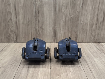 15-19 OEM BMW F85 X5M F86 X6M Rear Brake Calipers SET BREMBO Blue