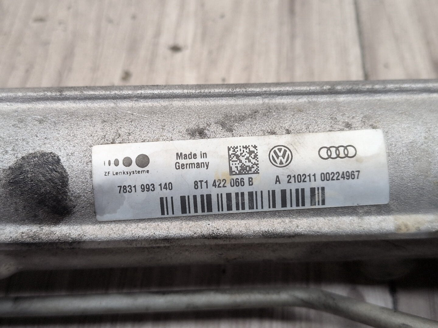 2008-2017 Audi S5 8T Steering Gear Rack & Pinion 8T1422066B