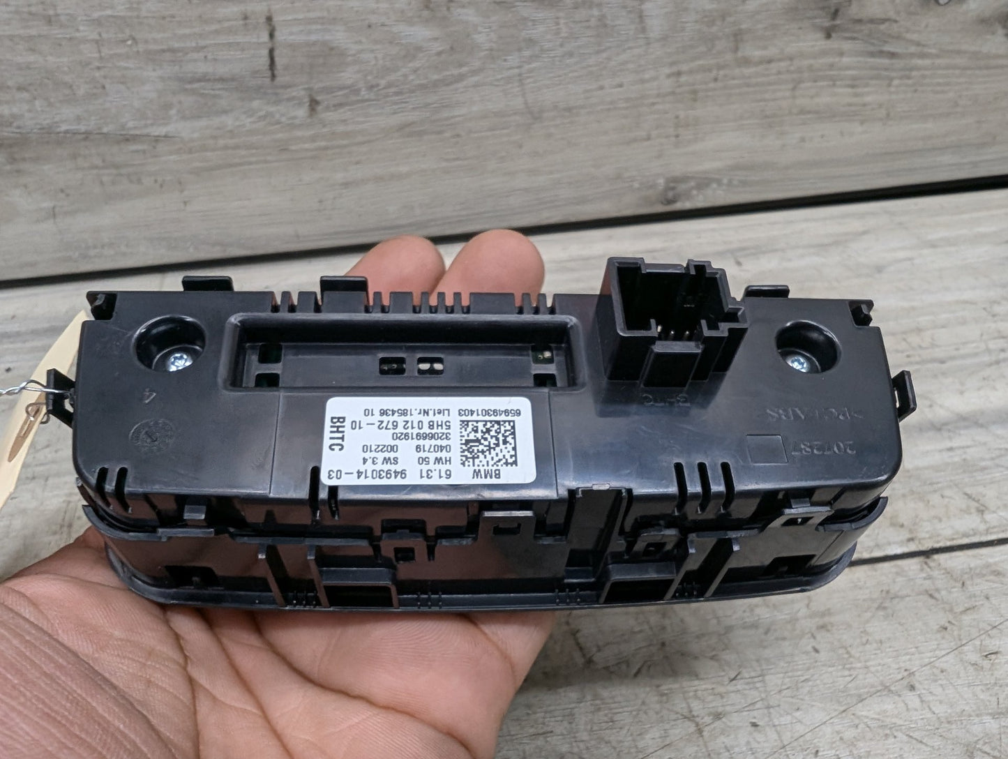 OEM BMW G01 G02 F97 F98 X3 X4 AC Rear Heater Climate Control Switch Panel