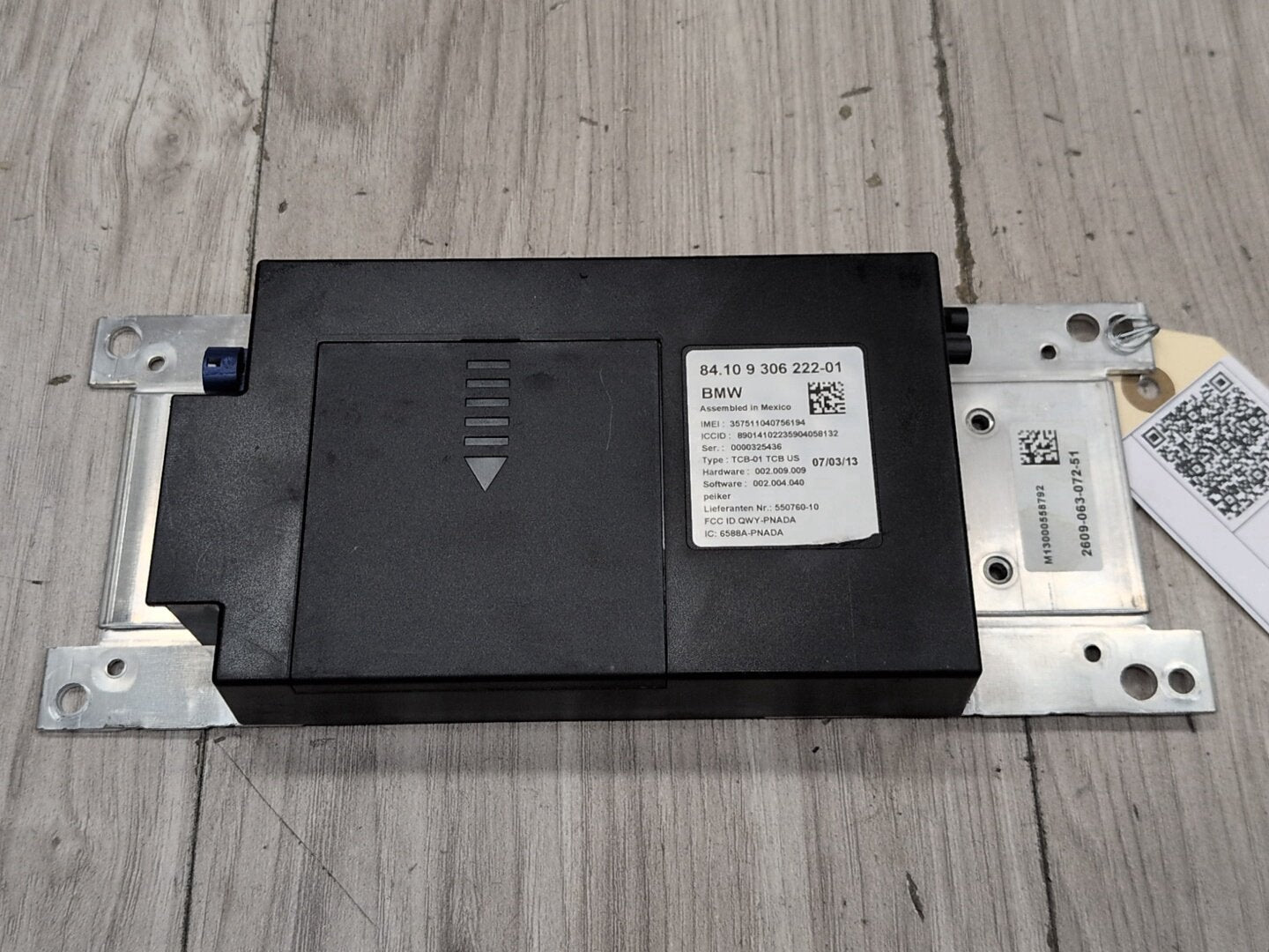 13-15 OEM BMW F01 F02 740 750 760 Alpina B7 Telematics Control Module Computer