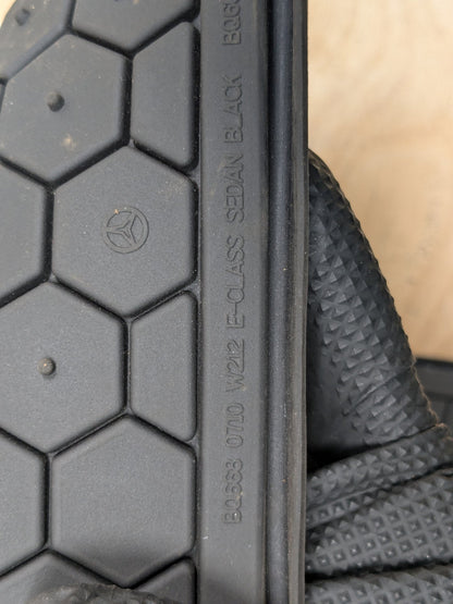 2009-2012 Mercedes-Benz E550 W212 Front Rear Left Right All Weather Mat Carpet Floor Mats SET A2126801848 OEM