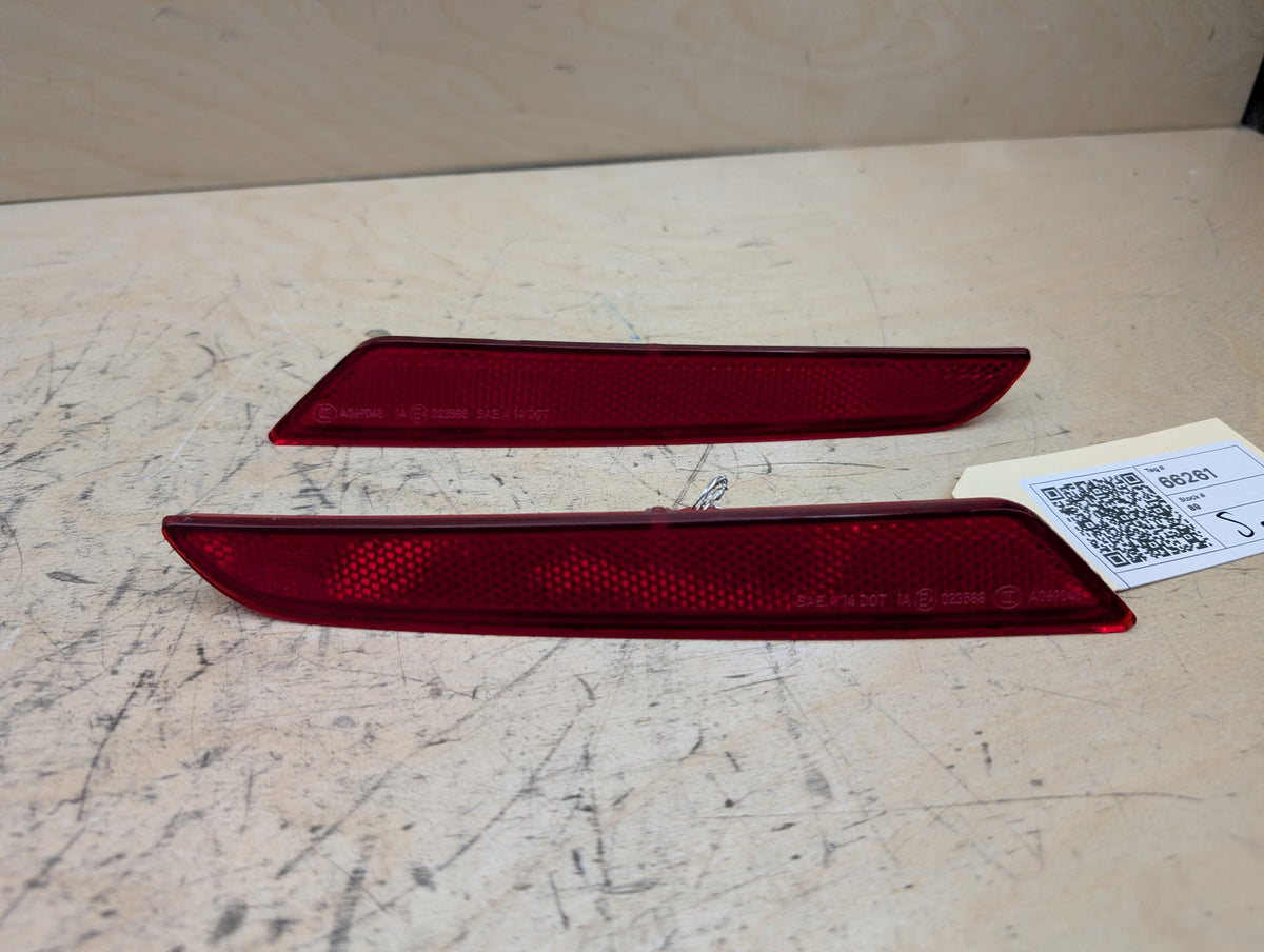 2016-2019 BMW 740i G12 Rear Left Right Bumper Reflectors SET 8063198 OEM