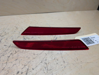 2016-2019 BMW 740i G12 Rear Left Right Bumper Reflectors SET 8063198 OEM