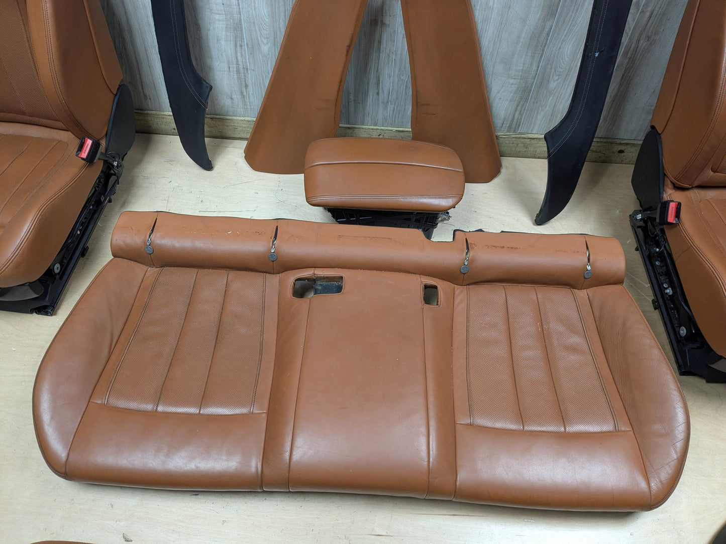 15-19 OEM BMW F16 F86 X6M BROWN Interior Seats Front Rear Door Panels COMPLETE