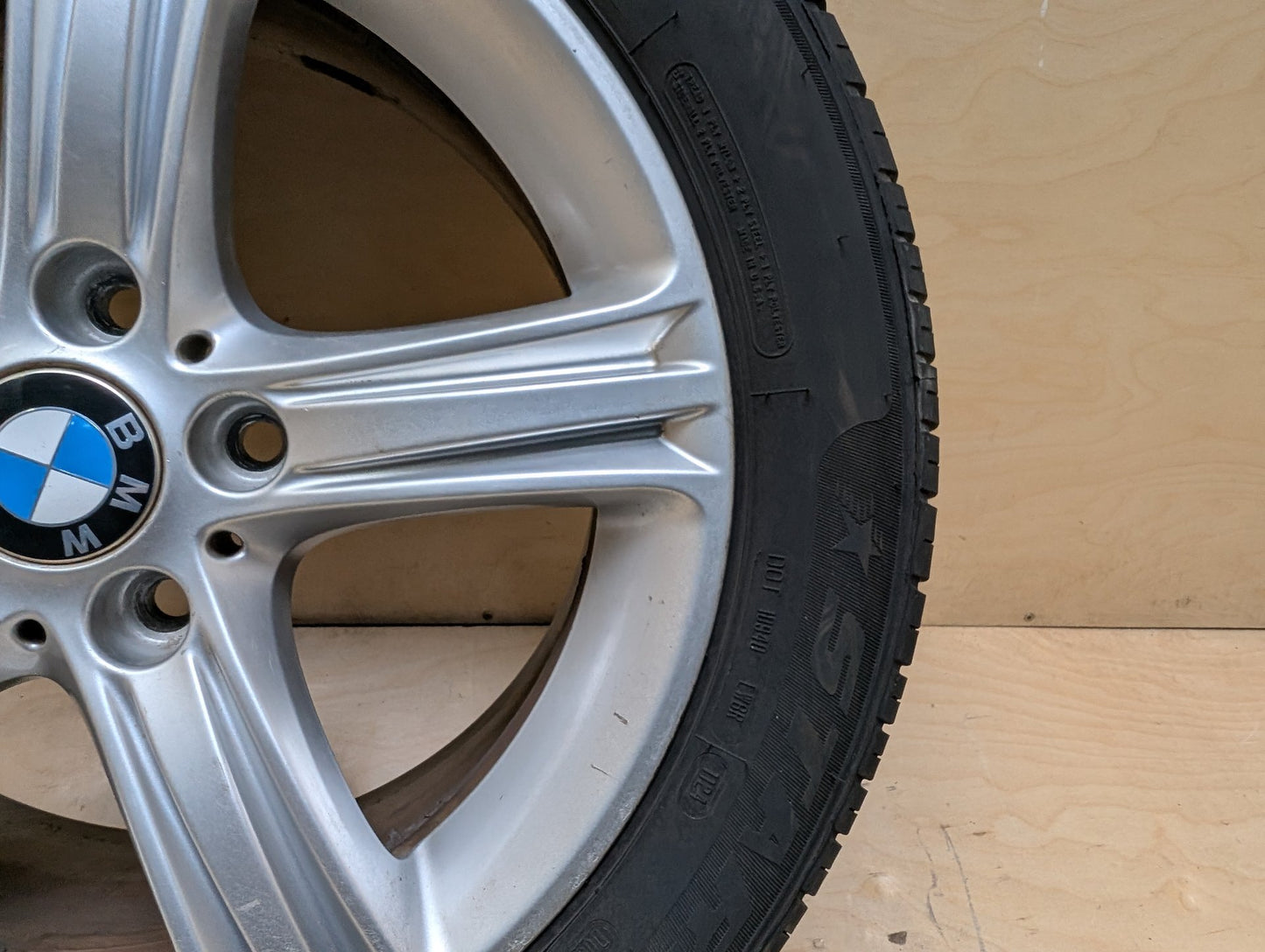 OEM BMW F30 F32 F33 F36 328 335 428 Wheel Rim 17x7.5 ET:37 Star Spoke Style 393