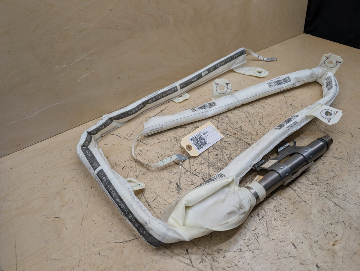 16-22 OEM BMW G12 740 750 M760 Left Driver Top Roof Head Air Bag Airbag Curtain