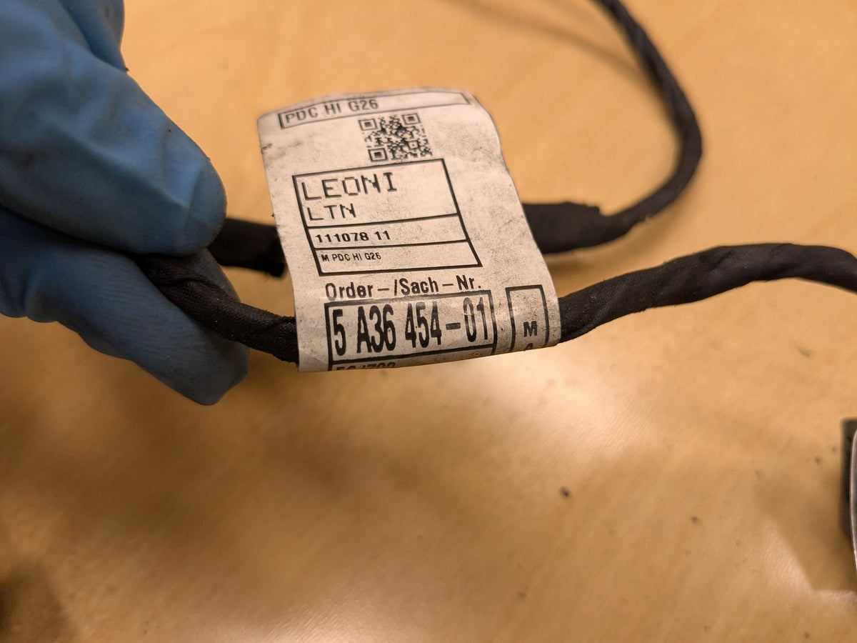 2022-2026 BMW 430i G26 Front Bumper PDC Sensor Wiring Harness 5A36454 OEM