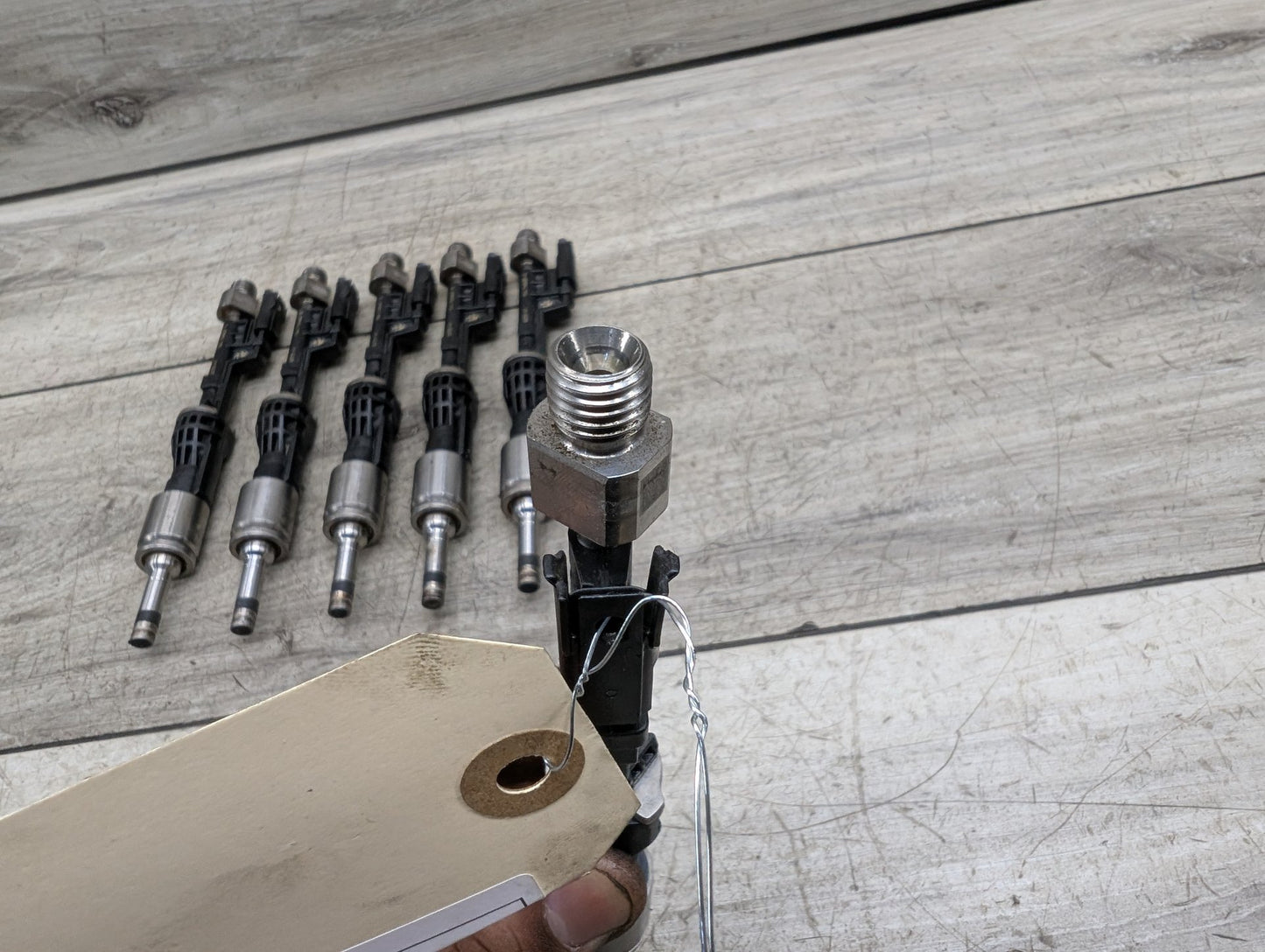 2011-2016 BMW F10 535i N55B30M0 Engine Motor Injector SET 7568607