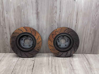 2004-2010 BMW M6 E64 Rear Left Right Brake Disc Rotors SET