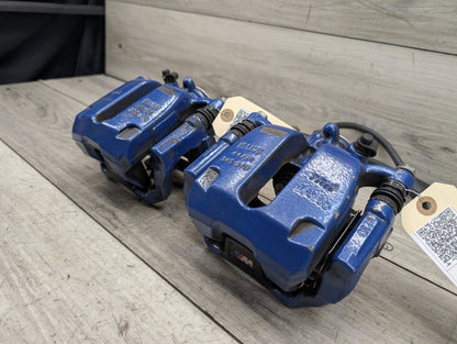 2018-2024 BMW X3 G01 Rear Left Right Brake Caliper SET 34216887409 18-24 OEM BMW G01 G02 X3 X4 30 M40 REAR Left Right Brake Calipers BREMBO Blue