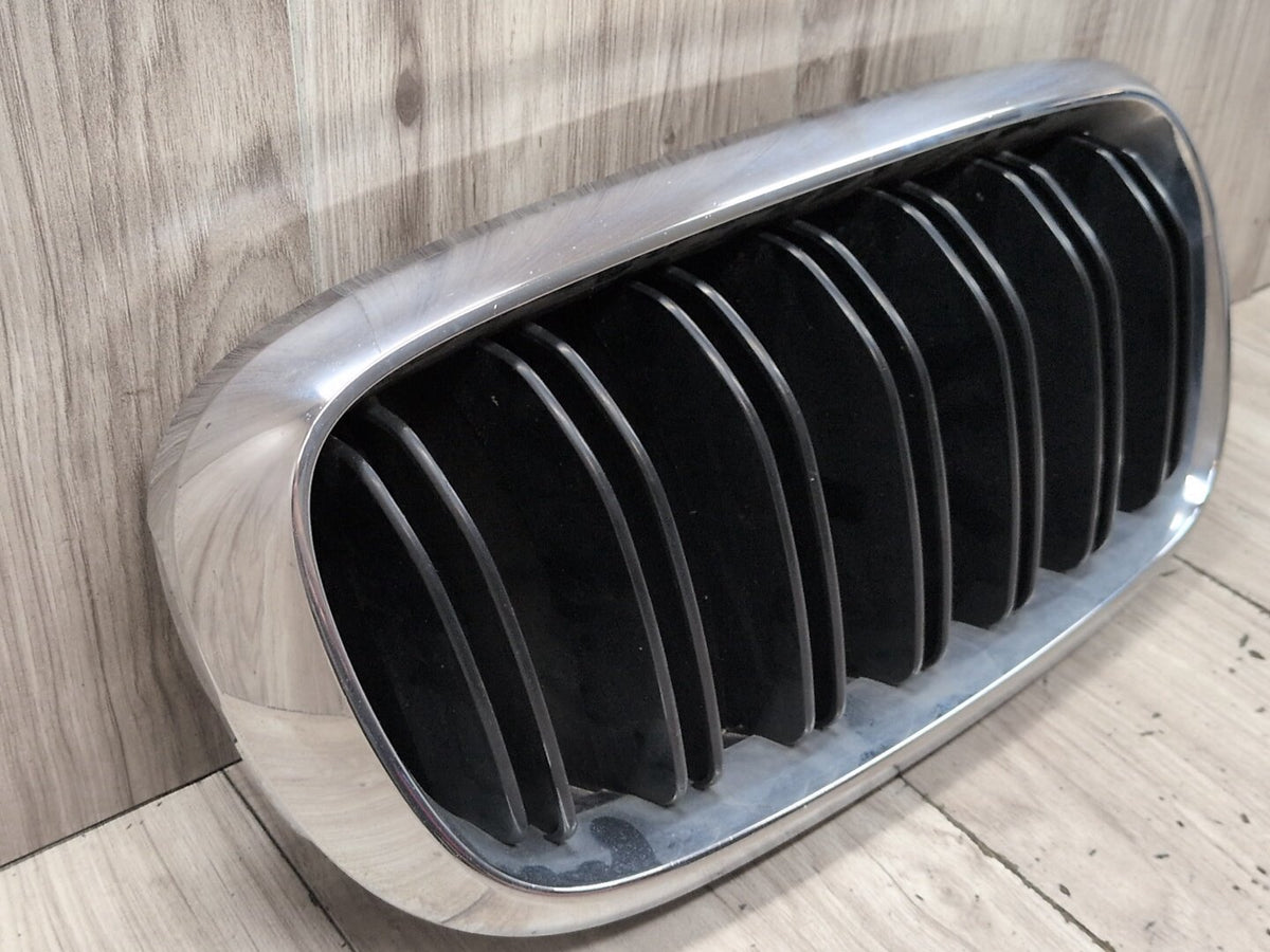 2015-2018 BMW X5 F85 Front Left Right Upper Bumper Cover Kidney Grilles SET 8056324 OEM