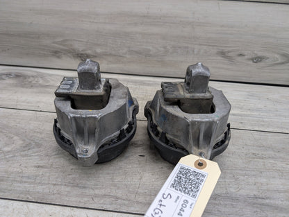BMW G12 750Li N63B44O2 Left Right Engine Bracket Support Mount SET 6860457
