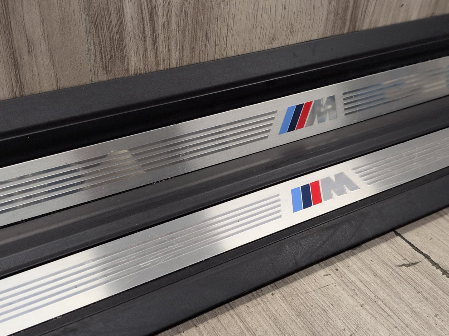 14-20 OEM BMW F32 M SPORT Front Left Right Scuff Plate Door Sill SET 7395028