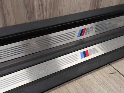 14-20 OEM BMW F32 M SPORT Front Left Right Scuff Plate Door Sill SET 7395028