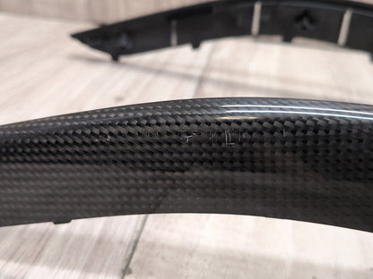 08-17 OEM Audi S5 Center Console Shift Interior Door Trim Panel Carbon Fiber SET