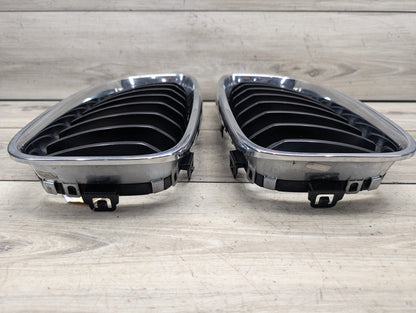 2014 - 2019 BMW 340 F34 Front Left Right Upper Bumper Cover Kidney Grilles SET 7294804 B58B30M0