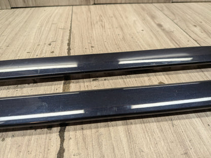 2015-2018 BMW X5 F85 Front Left Right Side Windshield Drip Trim Molding SET 7292405 OEM