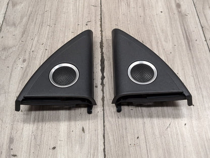 2008-2017 Audi S5 8T Front Left Right Door Triangle Corner Speaker Assemblys SET 8f0035399