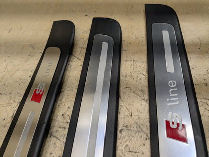 2012-2018 Audi A6 C7 Scuff Plate Door Sill SET 4G0853373B OEM