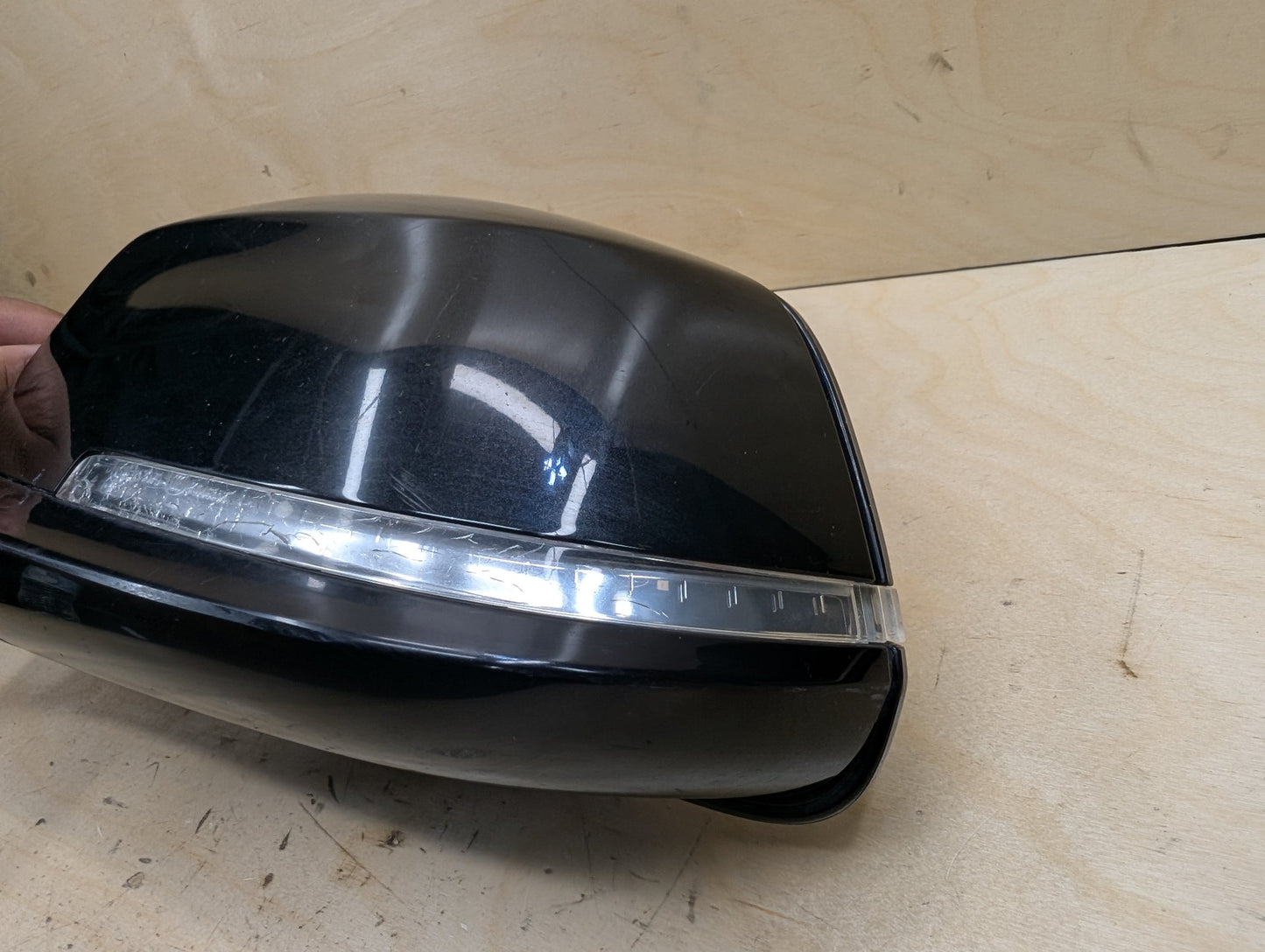 OEM BMW F30 328 330 335 340 Right Passenger Side Mirror Heated Dip SHADOW GLOSS