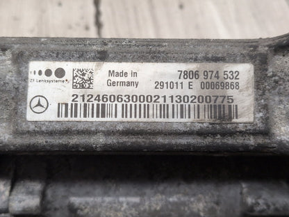 Mercedes-Benz E550 W212 AWD Electric Steering Gear Rack & Pinion A2124606200