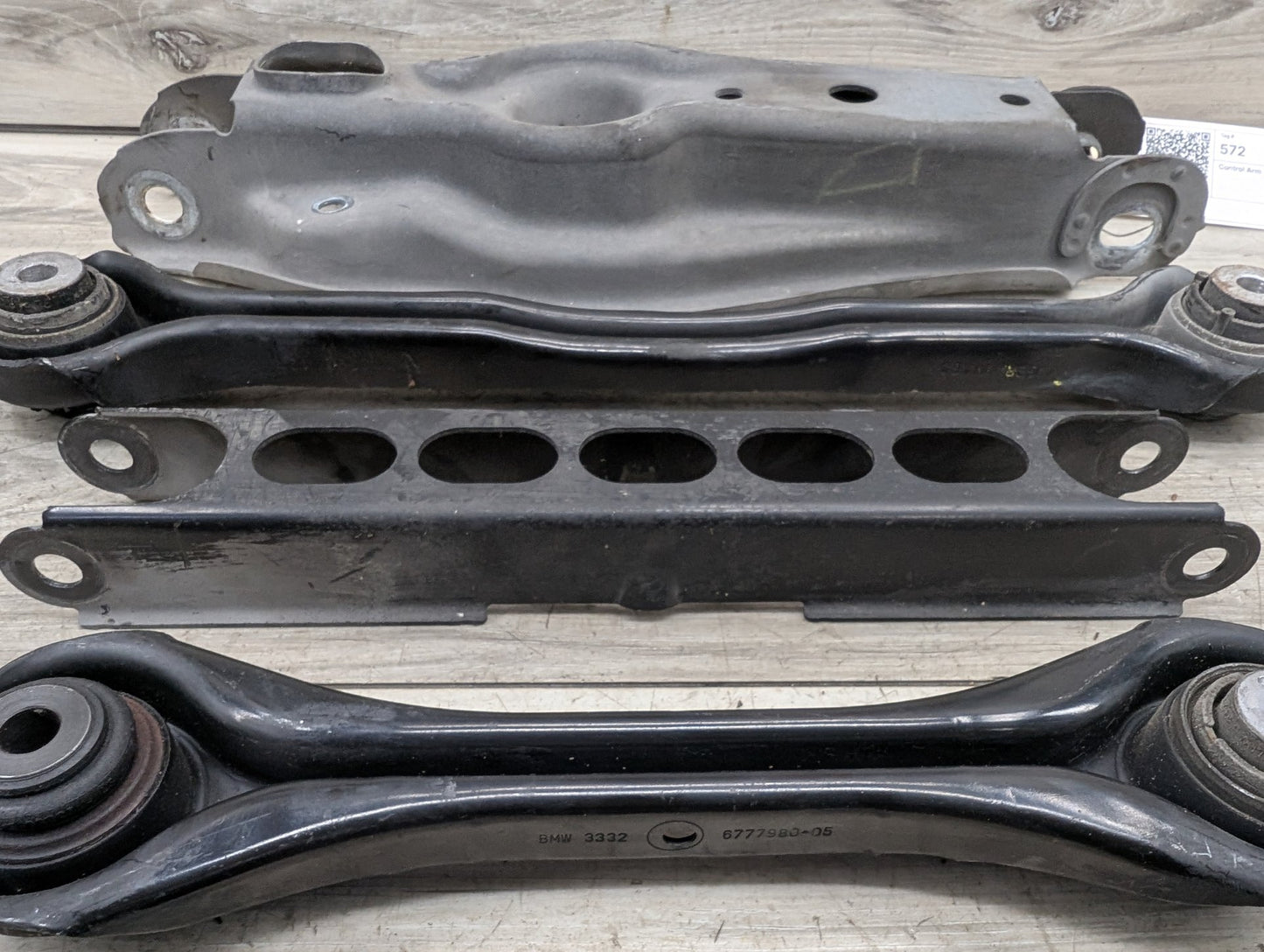 2007 - 2013 BMW 335i E93 Rear Left Driver Control Arms SET 6784293 N54B30O0