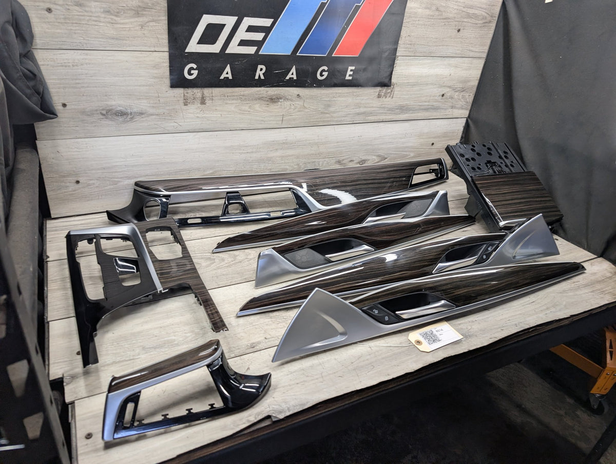 2017-2023 BMW 530i G30 Front Rear Left Right Dash Interior Trims SET 9370802