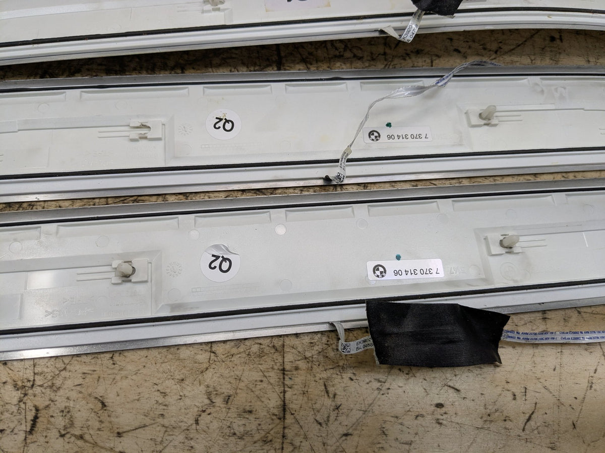 2016-2019 BMW 750i G12 Scuff Plate Door Sill SET 7369888 OEM