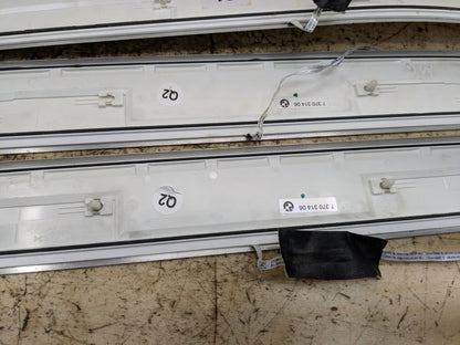 2016-2019 BMW 750i G12 Scuff Plate Door Sill SET 7369888 OEM