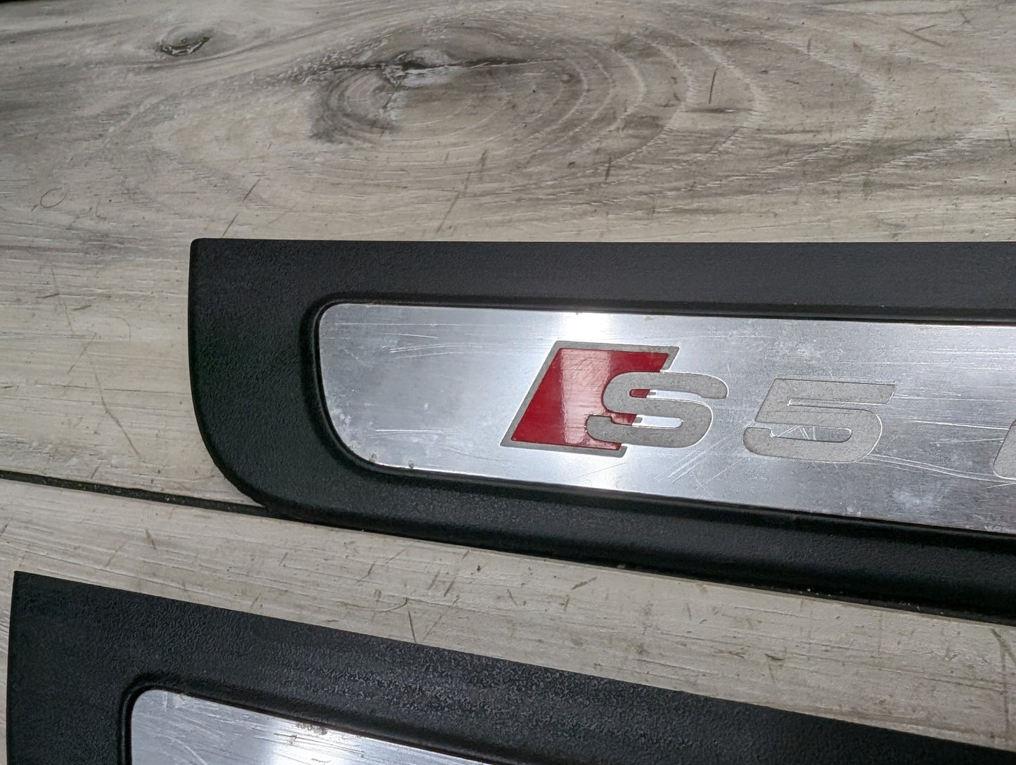 2008 - 2017 Audi S5 8T Front Left Right Scuff Plate Door Sill SET 8T0853374