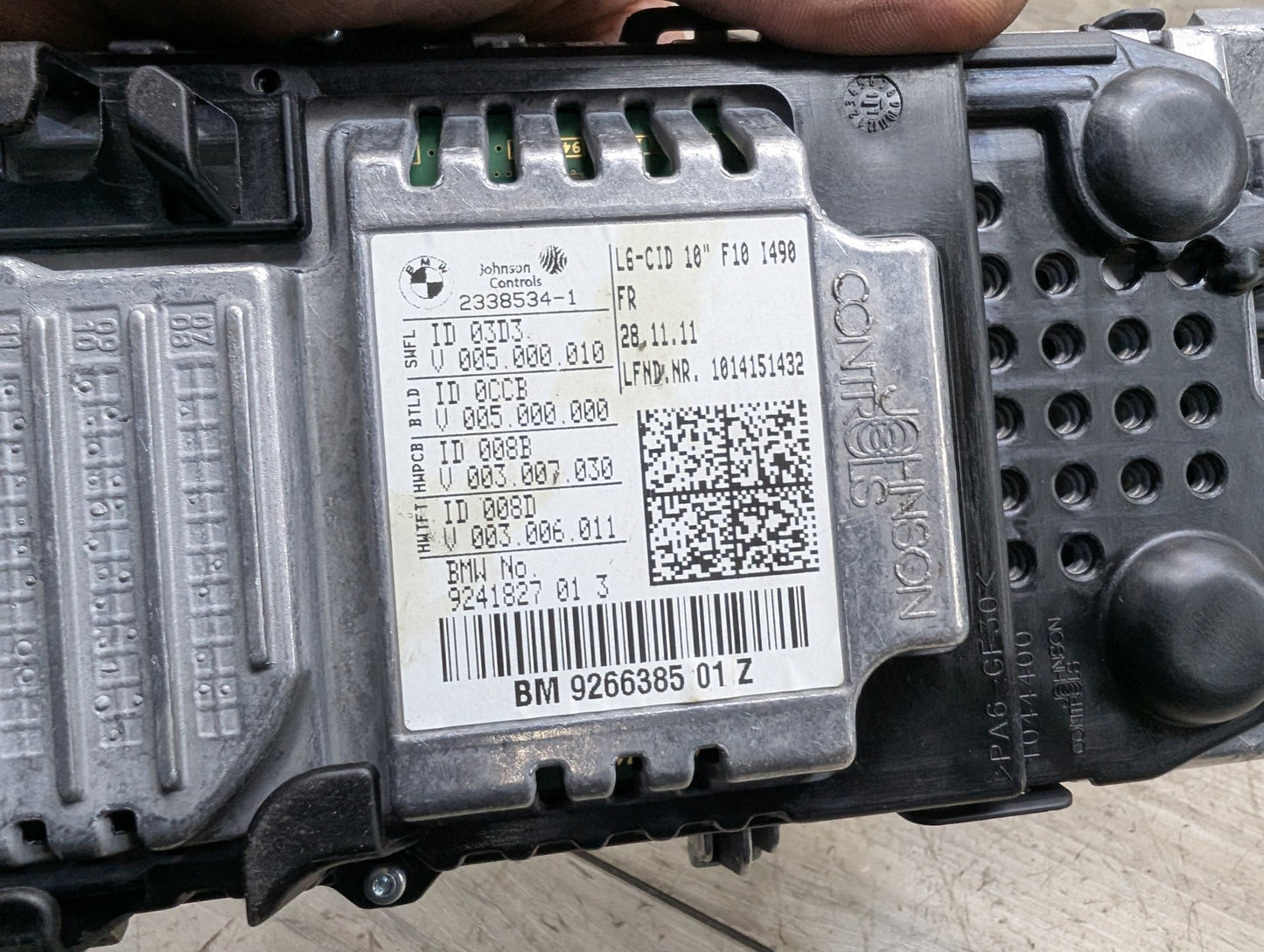 11-16 OEM BMW F10 535i 550i M5 Central Information Display Screen 10.25"