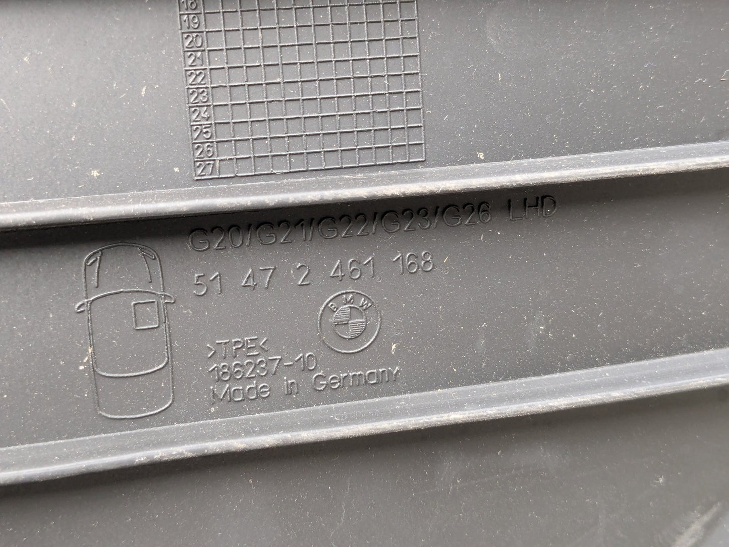 OEM BMW G20 G26 G80 330 M340 M3 Front Rear All Weather Rubber Floor Mats SET