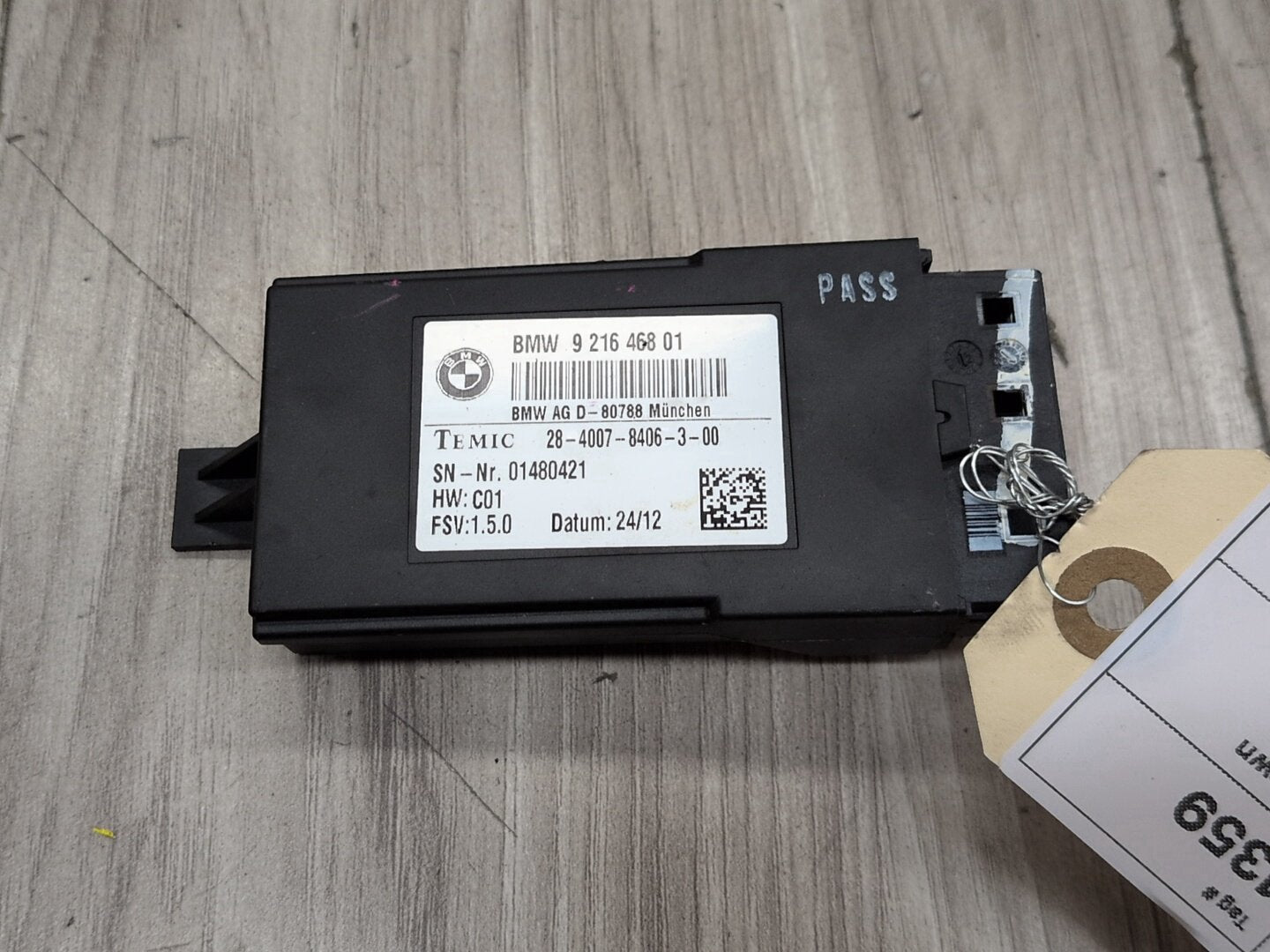 OEM BMW F01 F10 F25 F22 F30 F36 F80 HEATED Left Right Seat Control Module Unit