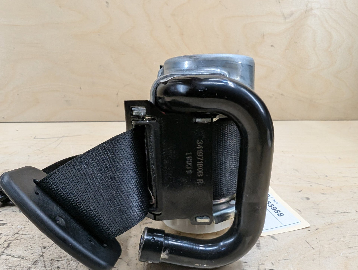 OEM BMW F97 G01 G02 X3 REAR Right Passenger Seat Belt Seatbelt Retractor Black