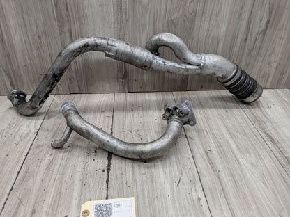 2007-2013 BMW E92 335i N54B30A Engine Motor Turbo Charger Tube Pipe SET 7556551