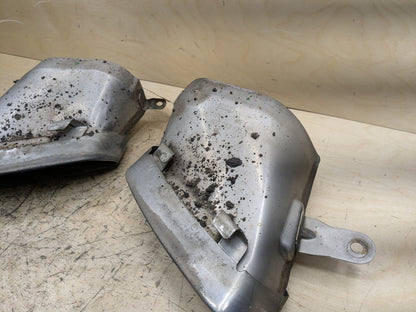 2012-2018 Audi A6 C7 Rear Left Right Exhaust Muffler Tips SET 4G0253825P OEM