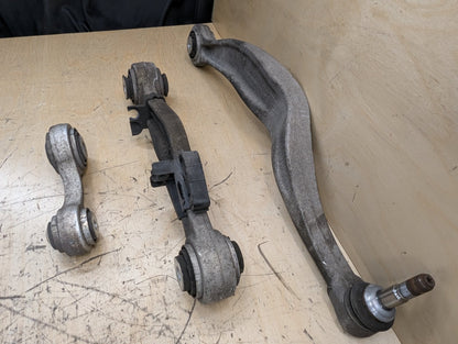 09-18 OEM BMW F02 F06 F10 F13 Rear Right Passenger Upper Lower Control Arm SET