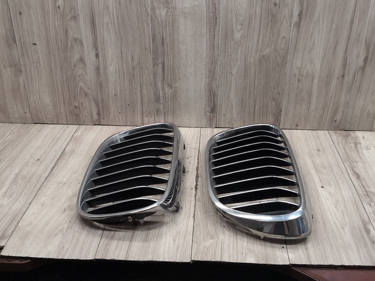 16-19 OEM BMW G11 G12 740 750 Front Left Right Upper Bumper Kidney Grilles SET