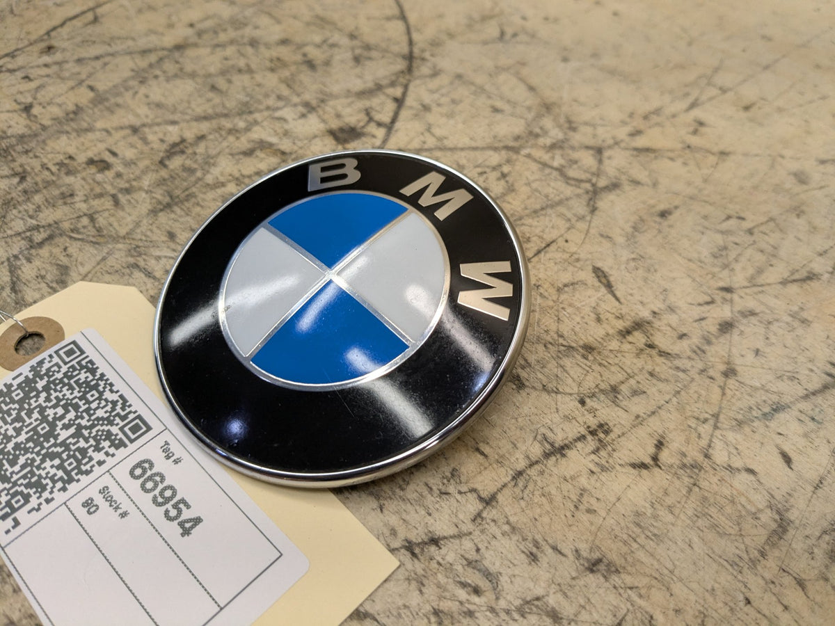 OEM BMW E82 E92 F02 F10 F22 F30 F44 F82 Rear Trunk Lid Round Emblem Logo 82MM