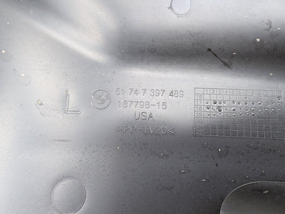2018 - 2024 BMW X3 G01 Left Driver Engine Bay Cover Panel Seal Trim 7397489 B58B30O1