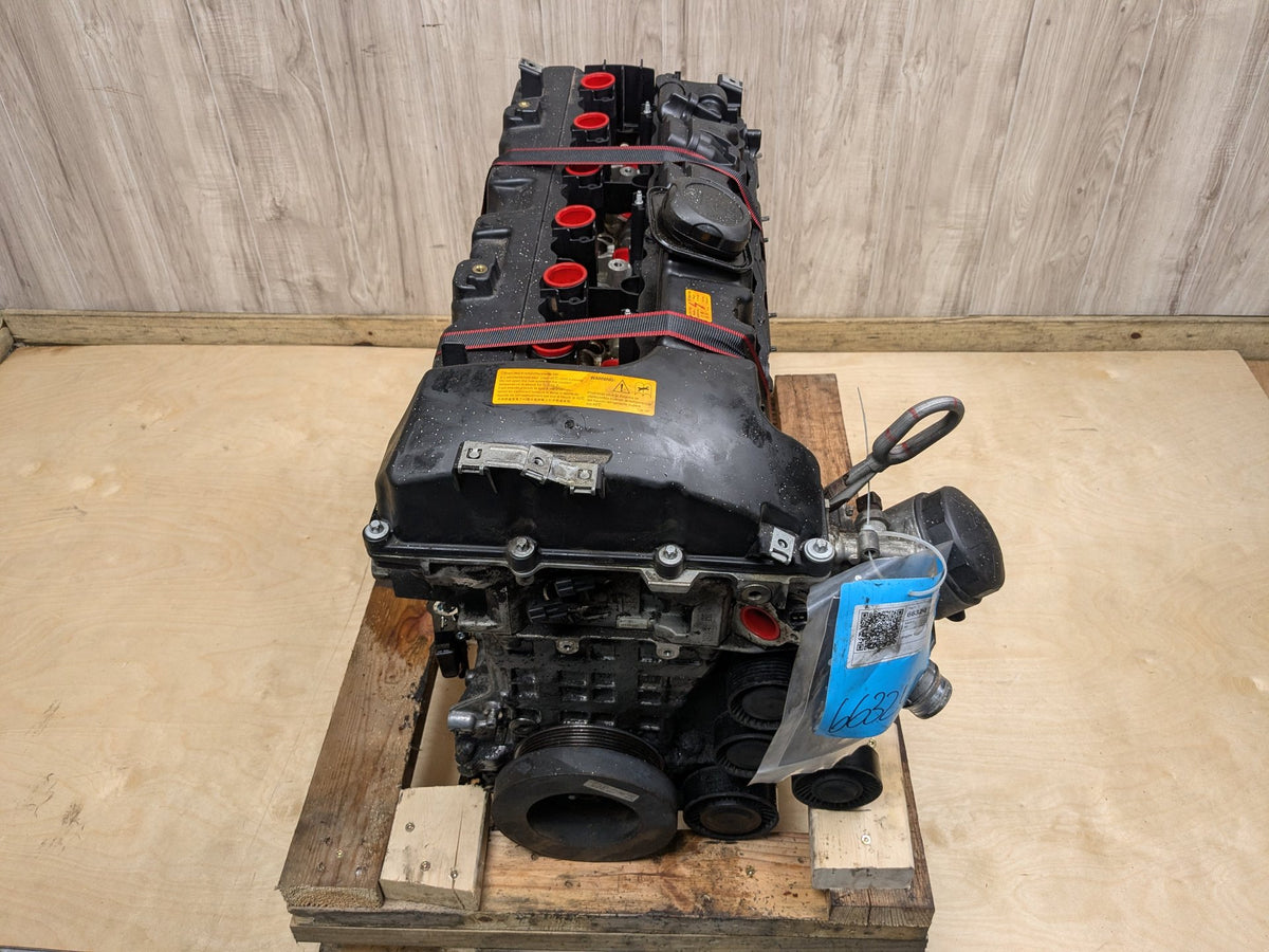 Video 07-09 OEM BMW E88 E92 E93 E90 Long Block 8 Bolt N54 RWD ENGINE MOTOR 171k