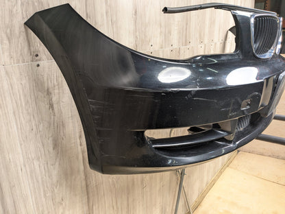 2008-2013 BMW 128i 135i E82 E88 BASE Front Bumper Cover Black SCHWARZ II (668)