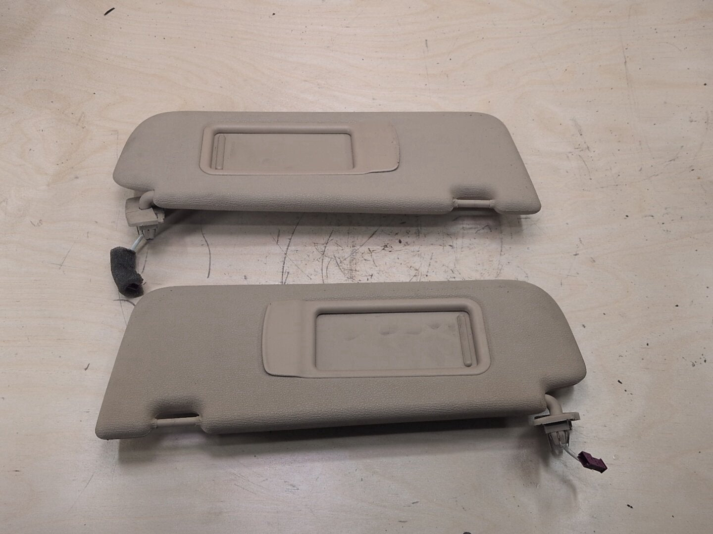 2011-2016 BMW X3 F25 Front Left Right Sun Visor SET 7263571