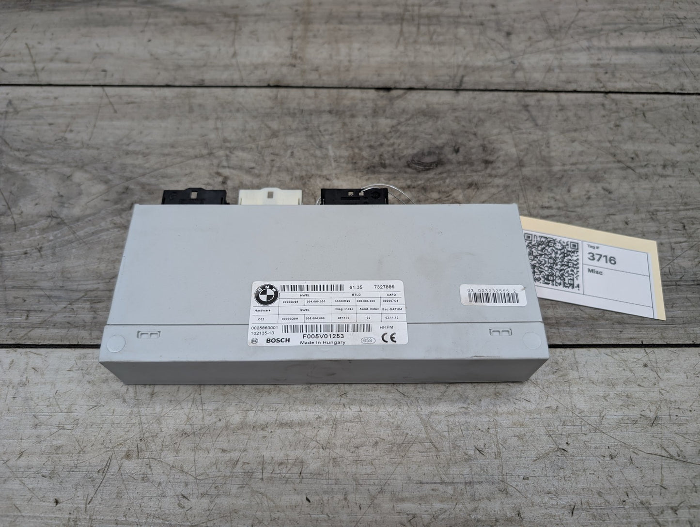 OEM BMW F01 F02 F07 F10 F25 528 535 750 Trunk Lid Tailgate Lift Control Module